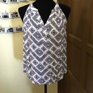 Mosaic tile pattern yoke top